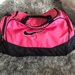Pink Nike Duffle